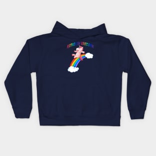 Rainbow Unicorn Lover Kids Hoodie